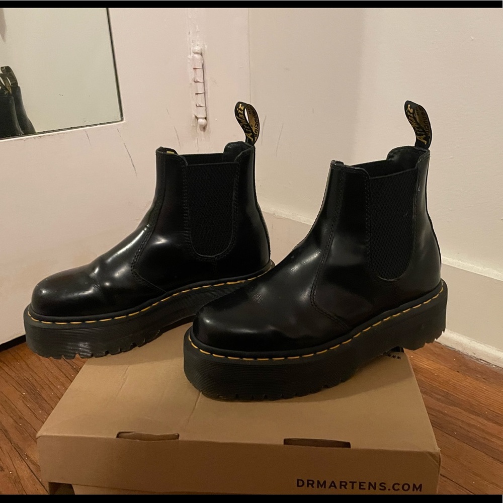 Cheslsea Platform Ankle Boots